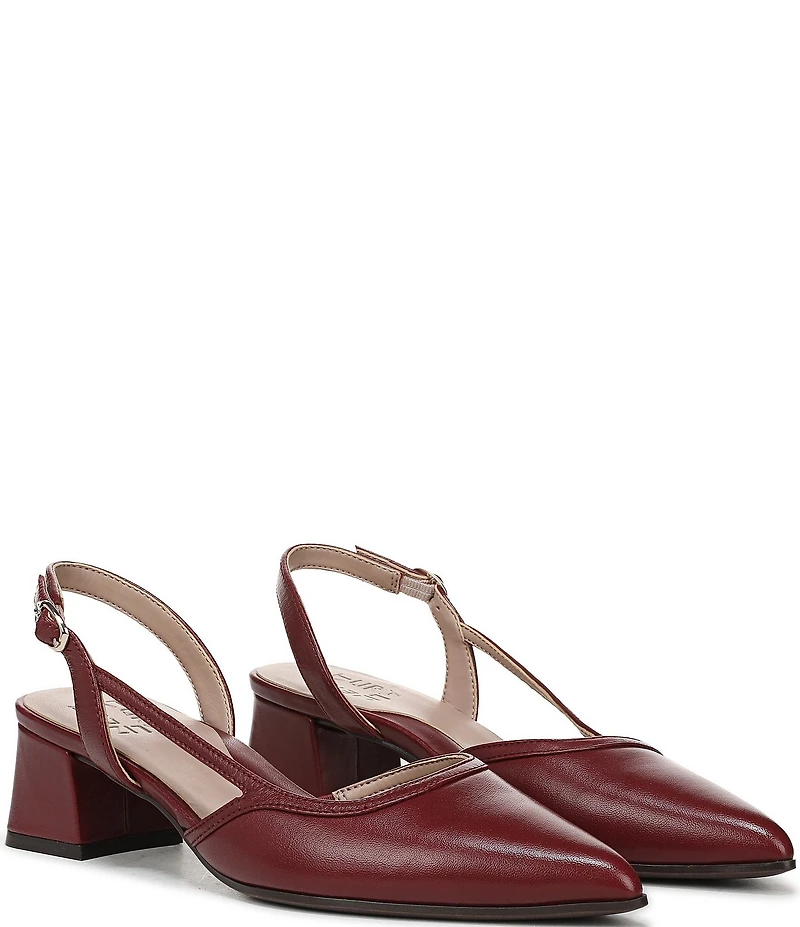 Naturalizer Mila Leather Slingback Pumps