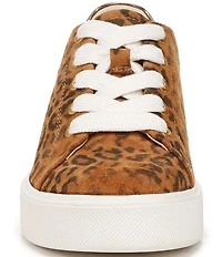 Naturalizer Morrison 2.0 Leather Leopard Print Platform Sneakers