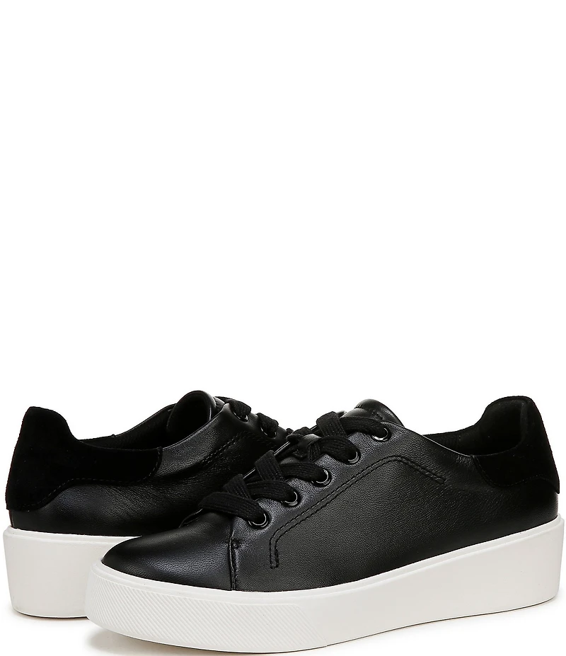 Naturalizer Morrison 2.0 Leather and Suede Platform Sneakers