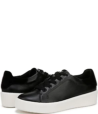 Naturalizer Morrison 2.0 Leather and Suede Platform Sneakers