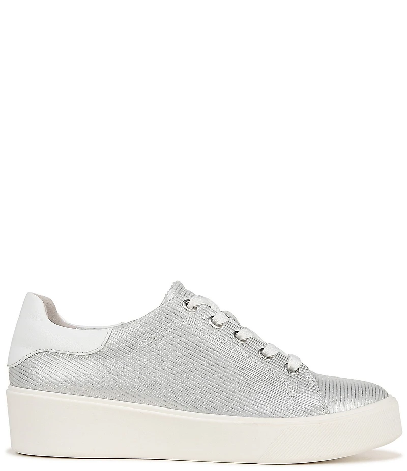Naturalizer Morrison 2.0 Metallic Stripe Leather Platform Sneakers