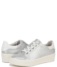 Naturalizer Morrison 2.0 Metallic Stripe Leather Platform Sneakers