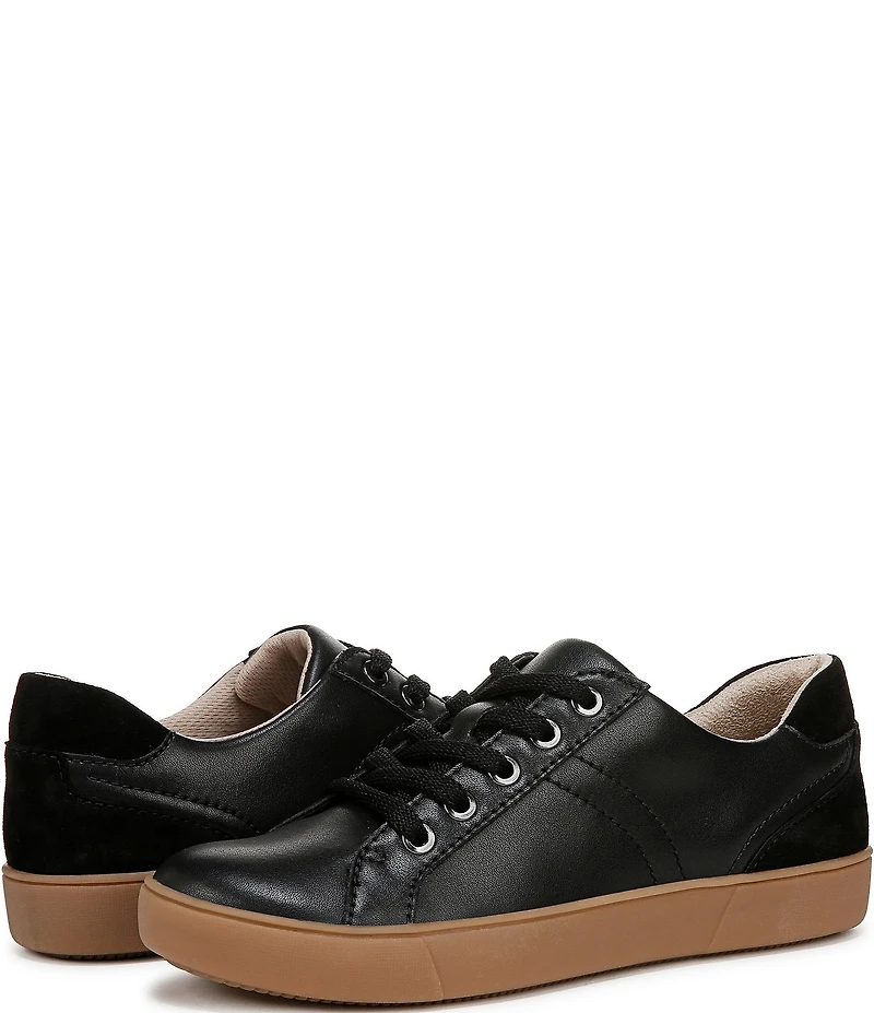 Naturalizer Morrison Leather and Suede Gum Sole Sneakers