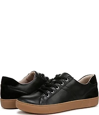 Naturalizer Morrison Leather and Suede Gum Sole Sneakers