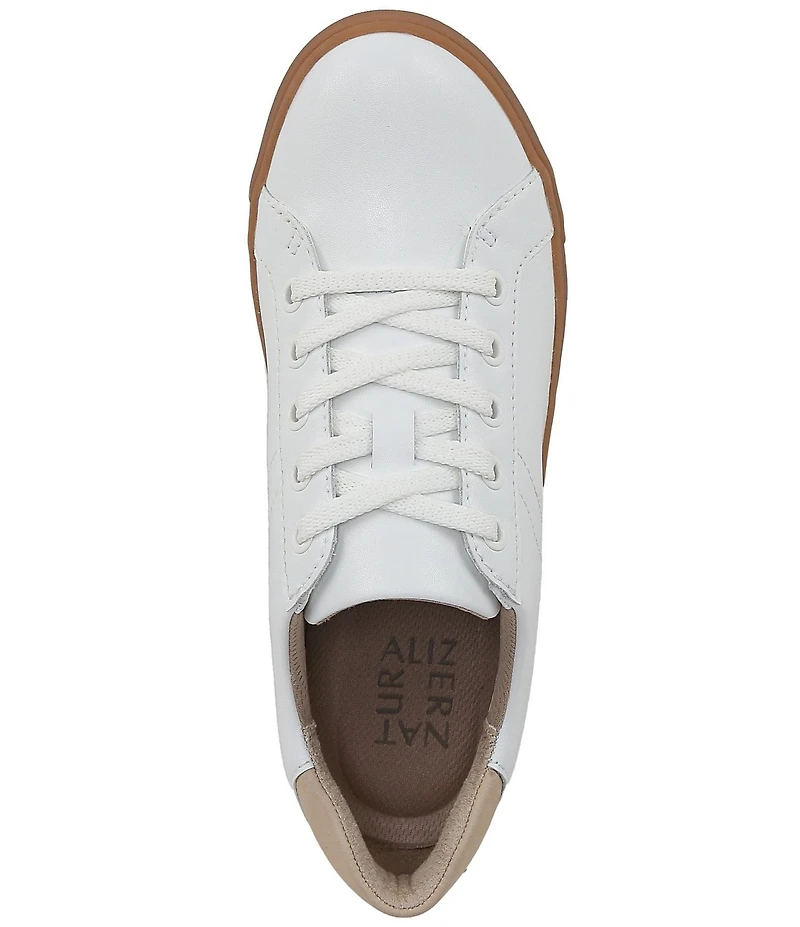 Naturalizer Morrison Leather Gum Sole Sneakers