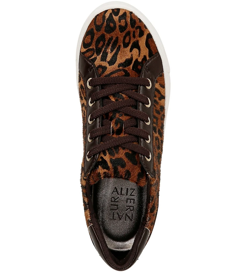 Naturalizer Morrison Leopard Print Calf Hair Sneakers
