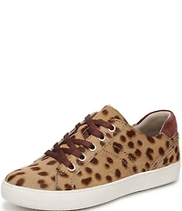 Naturalizer Morrison Leopard Print Lace Up Sneakers