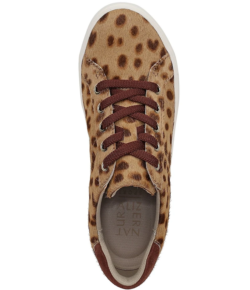 Naturalizer Morrison Leopard Print Lace Up Sneakers