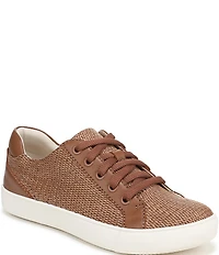 Naturalizer Morrison Raffia Lace Up Sneakers