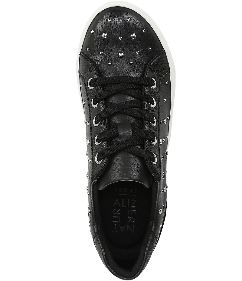 Naturalizer Morrison Stud Leather Platform Sneakers
