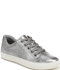 Naturalizer Morrison Tumbled Metallic Lace Up Sneakers