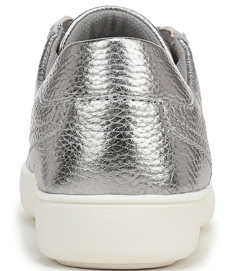 Naturalizer Morrison Tumbled Metallic Lace Up Sneakers