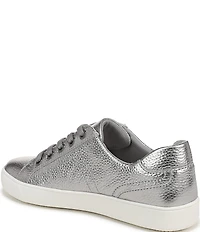 Naturalizer Morrison Tumbled Metallic Lace Up Sneakers