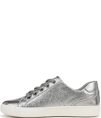 Naturalizer Morrison Tumbled Metallic Lace Up Sneakers