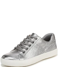 Naturalizer Morrison Tumbled Metallic Lace Up Sneakers