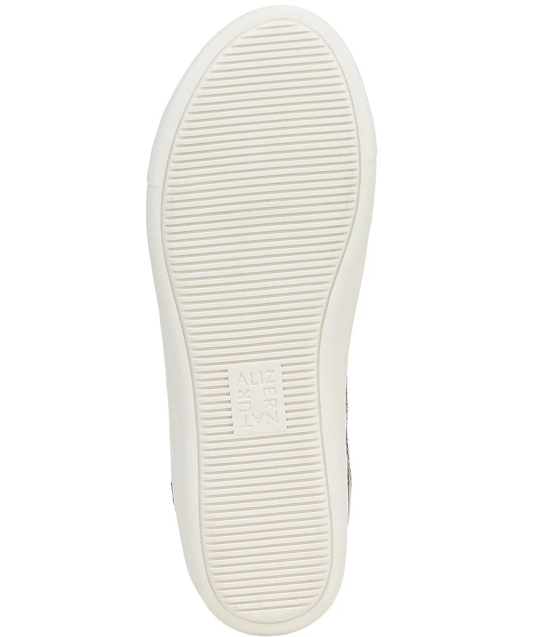 Naturalizer Morrison Tumbled Metallic Lace Up Sneakers