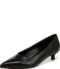 Naturalizer Natalia Kitten Heel Leather Pumps