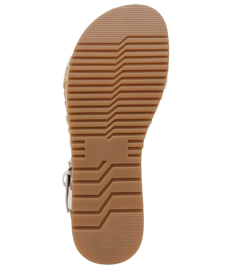 Naturalizer Neila Leather Ankle Strap Espadrille Platform Sandals