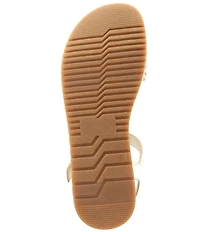 Naturalizer Neila Woven Leather Ankle Strap Espadrille Platform Sandals