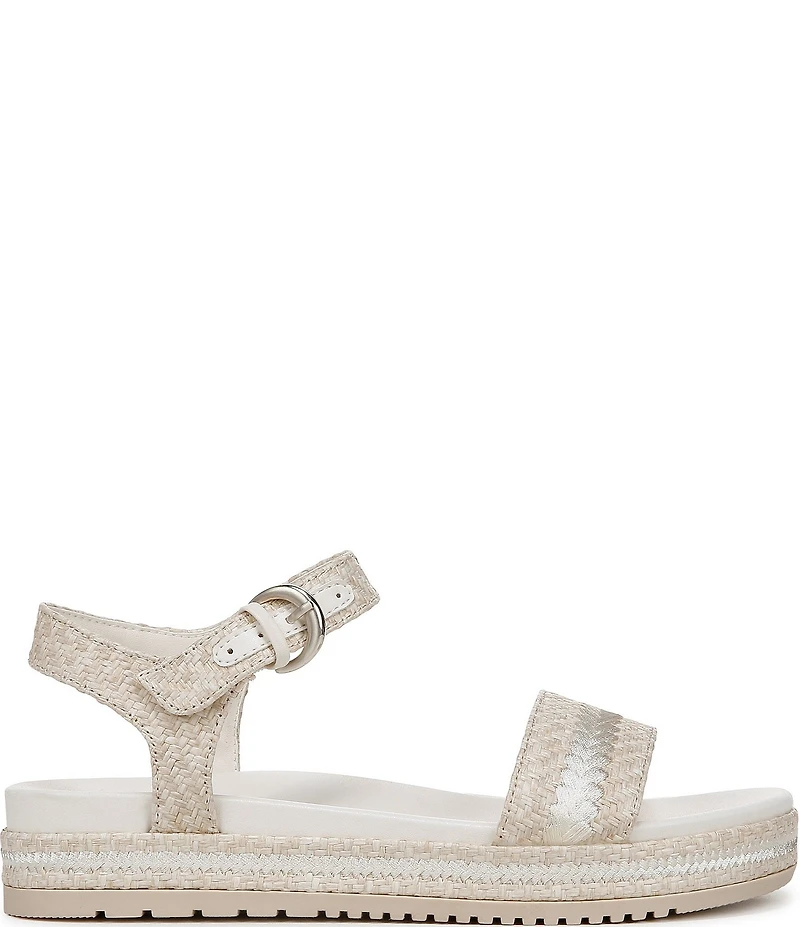 Naturalizer Neila 2 Raffia Platform Sandals