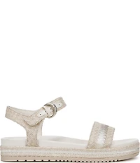 Naturalizer Neila 2 Raffia Platform Sandals