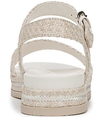 Naturalizer Neila 2 Raffia Platform Sandals