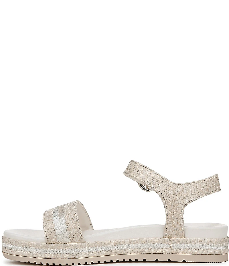 Naturalizer Neila 2 Raffia Platform Sandals
