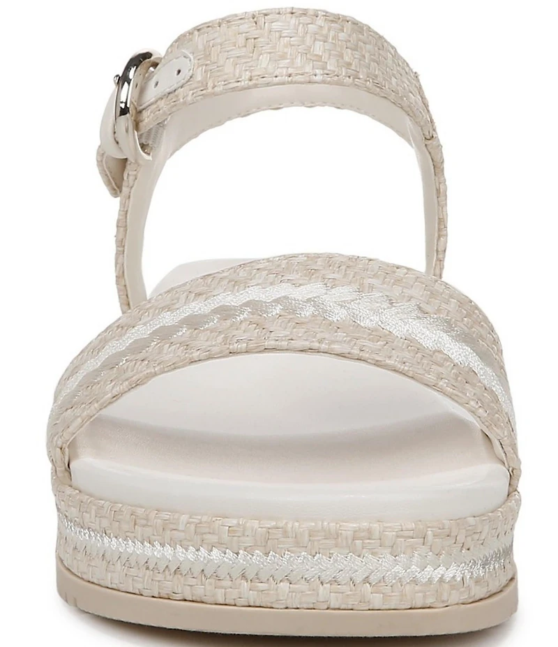 Naturalizer Neila 2 Raffia Platform Sandals