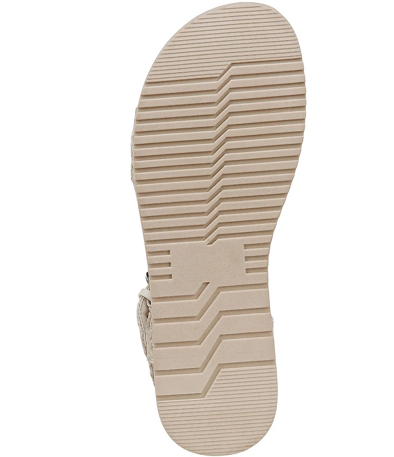 Naturalizer Neila 2 Raffia Platform Sandals