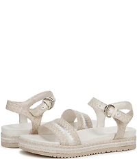 Naturalizer Neila 2 Raffia Platform Sandals