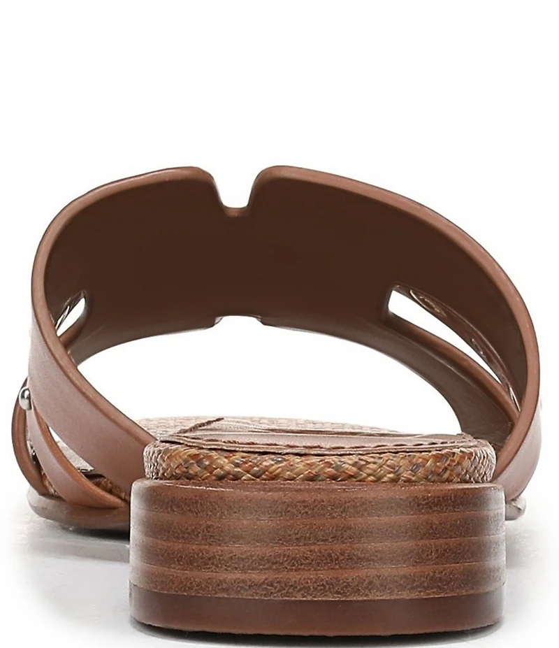 Naturalizer Niche Leather and Stud Slide Sandals
