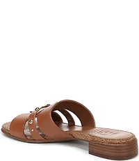Naturalizer Niche Leather and Stud Slide Sandals