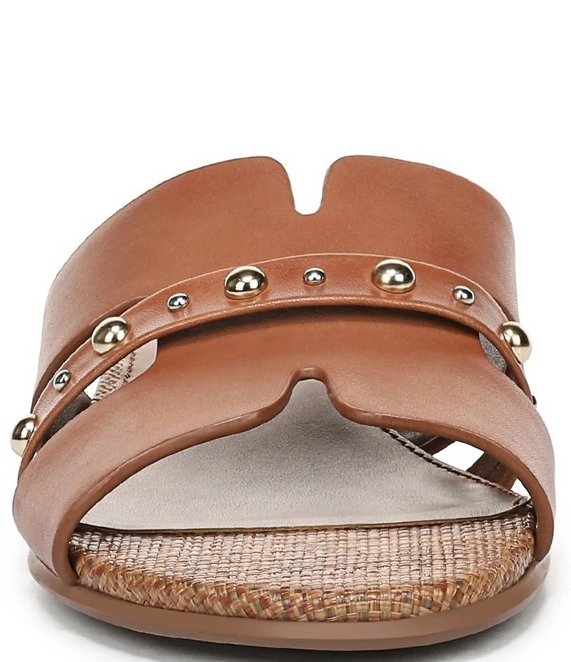 Naturalizer Niche Leather and Stud Slide Sandals
