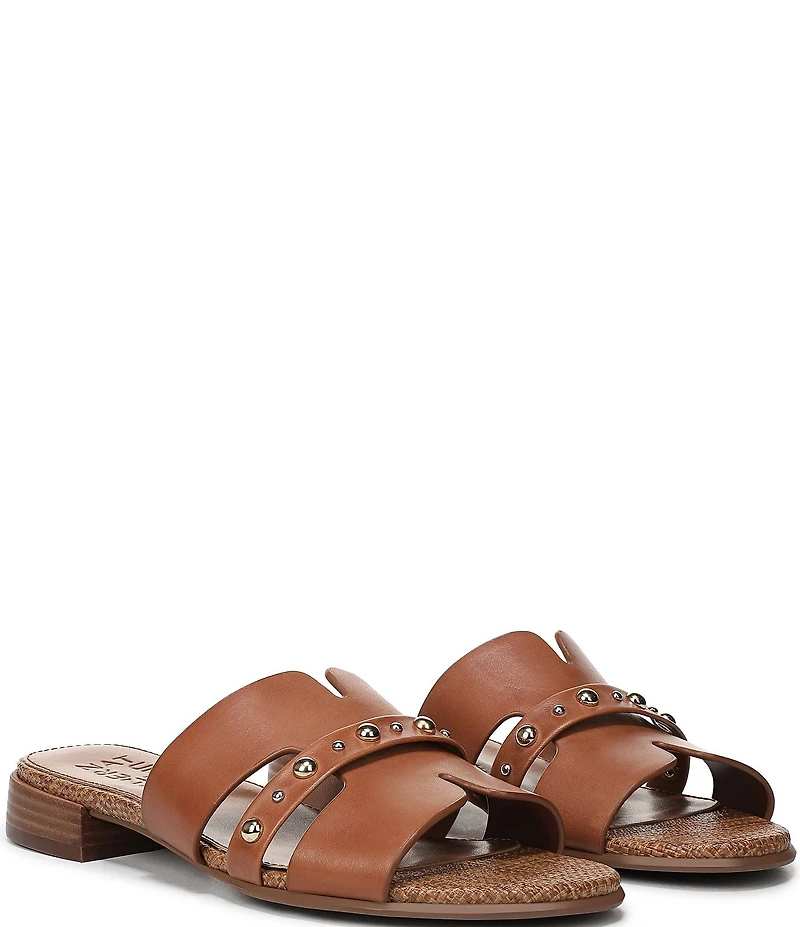 Naturalizer Niche Leather and Stud Slide Sandals