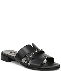 Naturalizer Niche Leather and Stud Slide Sandals