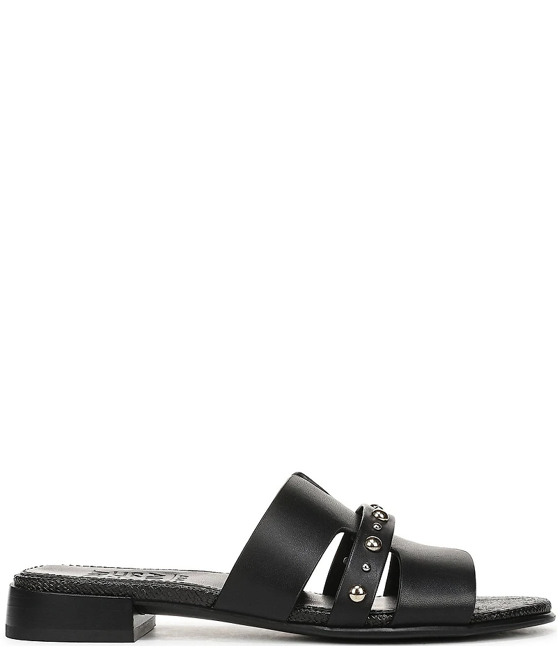 Naturalizer Niche Leather and Stud Slide Sandals