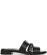 Naturalizer Niche Leather and Stud Slide Sandals
