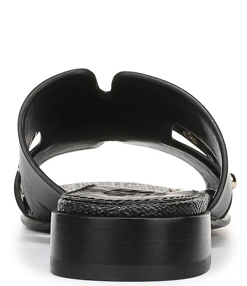 Naturalizer Niche Leather and Stud Slide Sandals