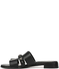 Naturalizer Niche Leather and Stud Slide Sandals