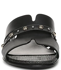 Naturalizer Niche Leather and Stud Slide Sandals