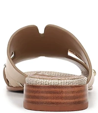 Naturalizer Niche Metallic Leather and Stud Slide Sandals