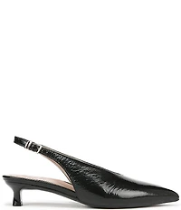 Naturalizer Nicolette Patent Leather Slingback Kitten Heel Pumps