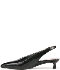 Naturalizer Nicolette Patent Leather Slingback Kitten Heel Pumps