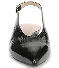 Naturalizer Nicolette Patent Leather Slingback Kitten Heel Pumps