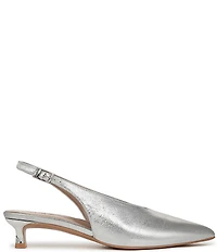 Naturalizer Nicolette Leather Slingback Kitten Heel Pumps