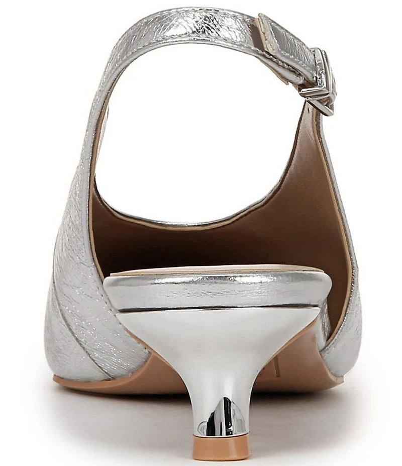 Naturalizer Nicolette Leather Slingback Kitten Heel Pumps