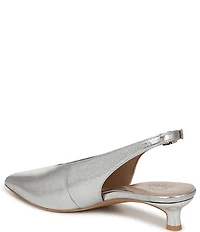 Naturalizer Nicolette Leather Slingback Kitten Heel Pumps