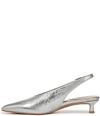 Naturalizer Nicolette Leather Slingback Kitten Heel Pumps