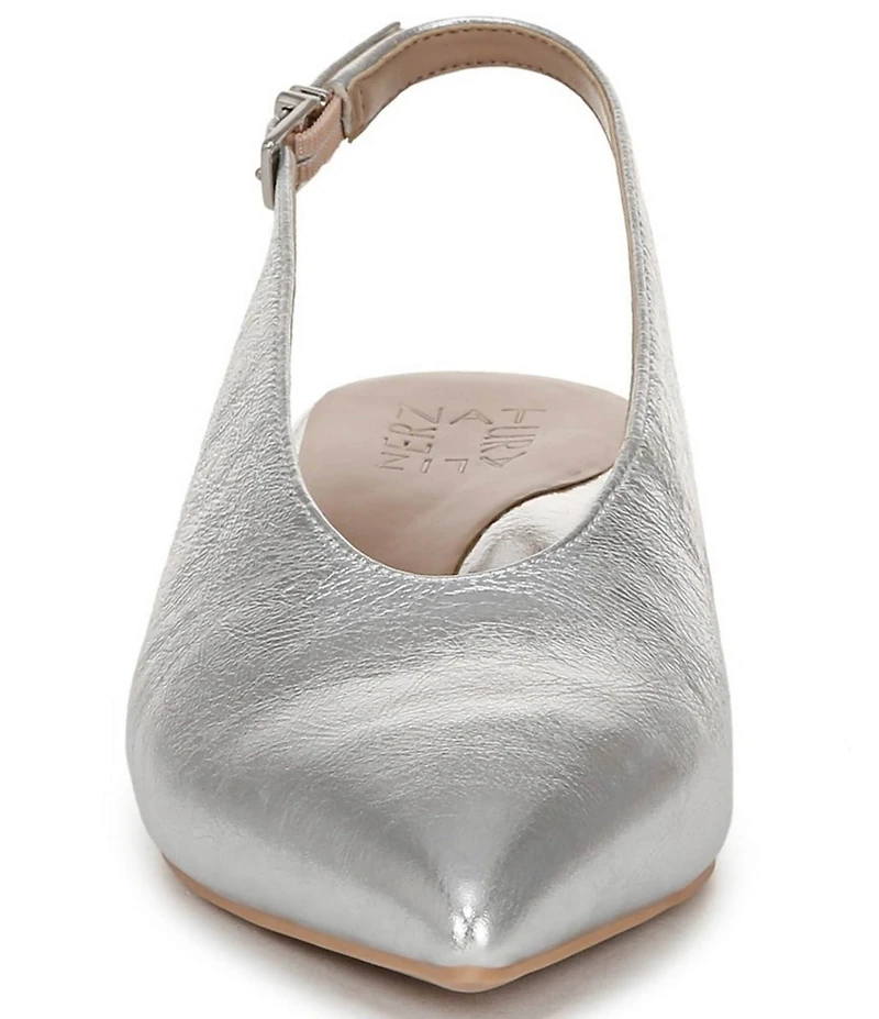 Naturalizer Nicolette Leather Slingback Kitten Heel Pumps
