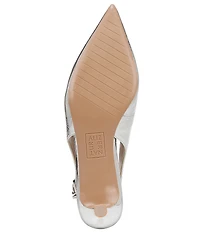 Naturalizer Nicolette Leather Slingback Kitten Heel Pumps